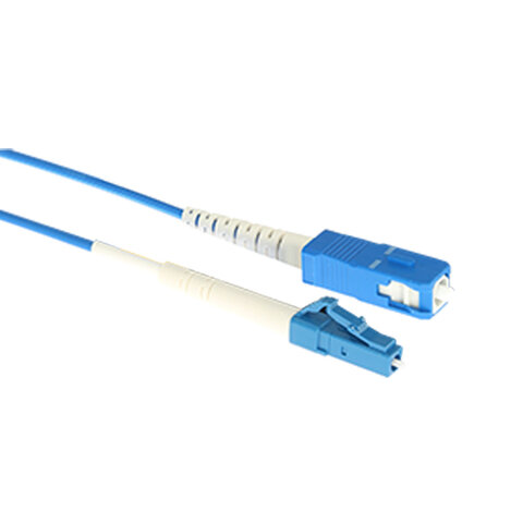 Fiberpatch simplex LC-SC G657A2  1,0m LSZH FTTH blå 10/125